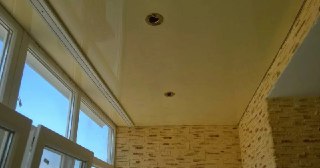 Натяжной потолок на балкон Урай, цена 6183 руб.