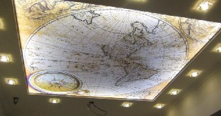 Натяжной потолок с фотопечатью Урай, цена от 6214 руб.